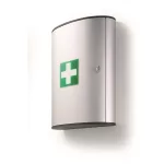 Elsősegélyláda, 3 részes, üres, DURABLE, "L", ezüst