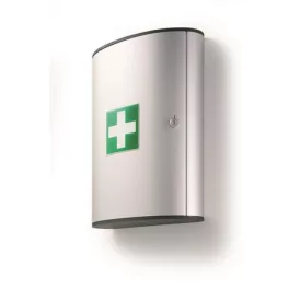   Elsősegélyláda, 3 részes, üres, DURABLE, "L", ezüst