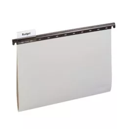 Függőmappa, PP, A4, DURABLE, szürke