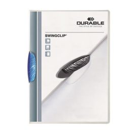   Gyorsfűző, klipes, A4, DURABLE "Swingclip® 30", kék