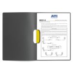 Gyorsfűző, klipes, A4, DURABLE "DURASWING® COLOR 30", sárga