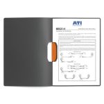 Gyorsfűző, klipes, A4, DURABLE "DURASWING® COLOR 30", narancssárga