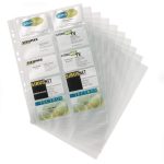 Névjegytartó betét, 10 db-os, DURABLE