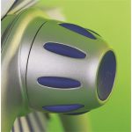 Névjegykártyatartó, műanyag, 400 db-os, forgatható, fekvő, DURABLE, "VISIFIX®", ezüst