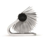 Névjegykártyatartó, fém, 400 db-os, forgatható, fekvő, DURABLE, "VISIFIX®", ezüst