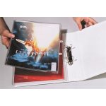 Prezentációs mappa, PP, A4, lefűzhető, DURABLE, áttetsző