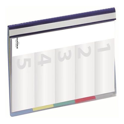 Rendszerező mappa, A4, 5 részes, DURABLE "DIVISOFLEX®"