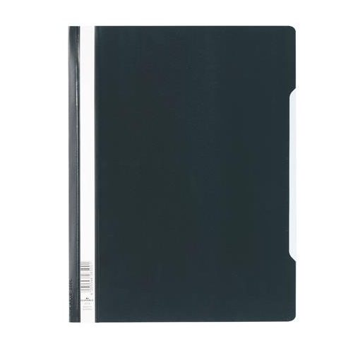 Gyorsfűző, PP, A4+, DURABLE, fekete