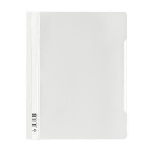 Gyorsfűző, PP, A4+, DURABLE, fehér
