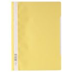 Gyorsfűző, PP, A4, DURABLE "Economy", sárga