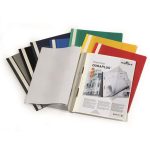 Gyorsfűző, A4, széles, panorámás, DURABLE "DURAPLUS®", zöld