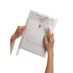 Iratsín borító, 1-100 lap, A4, DURABLE, áttetsző