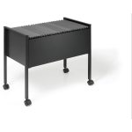 Függőmappa-állvány, görgős, DURABLE "Economy 80", fekete