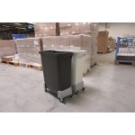 Szállítókocsi, 60 liter, rPP, DURABLE, grafit