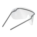 Szemvédő, víztiszta, cserélhető fóliával, DURABLE, grafitszürke