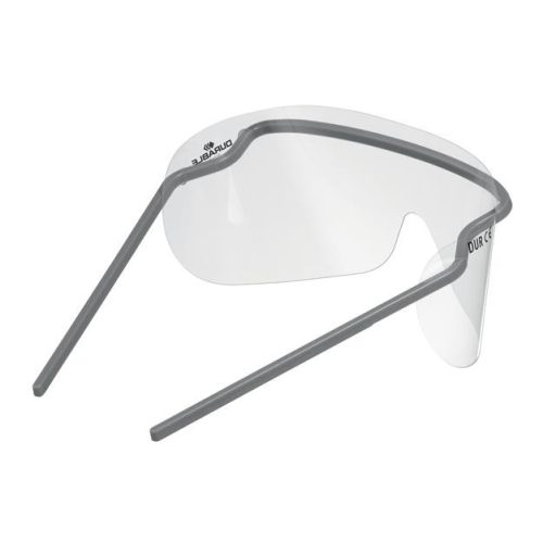 Szemvédő, víztiszta, cserélhető fóliával, DURABLE, grafitszürke