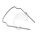 Szemvédő, víztiszta, cserélhető fóliával, DURABLE, grafitszürke