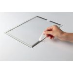 Dokumentumtartó, A4, öntapadó, DURABLE, szürke