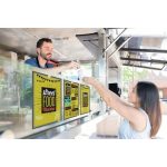 Dokumentumtartó, A4, öntapadó, DURABLE, szürke