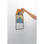 Dokumentumtartó, A4, mágneses, DURABLE, szürke