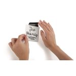 Jegyzettartó klip, öntapadó, mágneses, DURABLE "DURAFIX® CLIP", ezüst