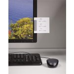 Jegyzettartó klip, öntapadó, mágneses, DURABLE "DURAFIX® CLIP", ezüst