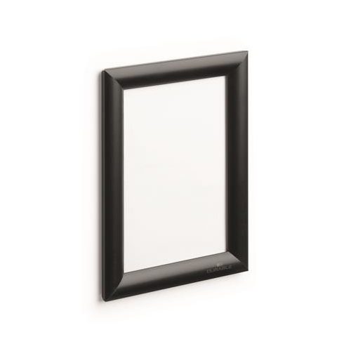 Posztertábla, fali, A5, alumínium keret, DURABLE, fekete