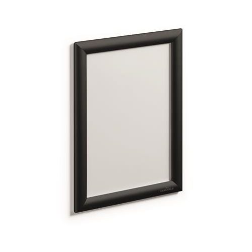 Posztertábla, fali, A4, alumínium keret, DURABLE, fekete