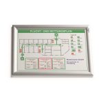 Posztertábla, fali, A3, alumínium keret, DURABLE