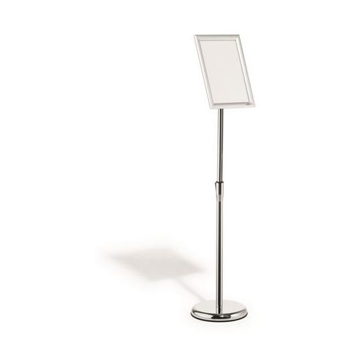 Posztertábla, állványos, A4, alumínium keret, DURABLE