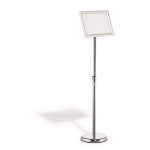 Posztertábla, állványos, A4, alumínium keret, DURABLE