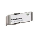 Információs tábla, 149x52,5 mm, DURABLE "INFO SIGN", ezüst