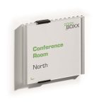 Információs tábla, 149x148,5 mm, DURABLE "INFO SIGN", ezüst