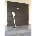 Padlóállvány, A4, DURABLE "INFO SIGN", ezüst