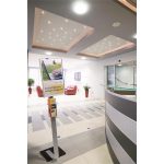 Padlóállvány, A3, DURABLE "INFO SIGN", ezüst