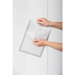 Infokeret, A4, elektrosztatikus, DURABLE "DURAFRAME® SUN", fekete