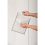 Infokeret, A4, elektrosztatikus, DURABLE "DURAFRAME® SUN", ezüst