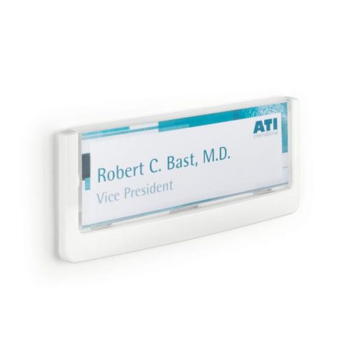 Információs tábla, 149x52,5 mm, DURABLE "CLICK SIGN", fehér