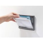 Információs tábla, 149x52,5 mm, DURABLE "CLICK SIGN", fehér