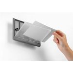 Információs tábla, 149x52,5 mm, DURABLE "CLICK SIGN", fehér