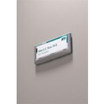 Információs tábla, 149x52,5 mm, DURABLE "CLICK SIGN", szürke