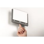 Információs tábla, 149x52,5 mm, DURABLE "CLICK SIGN", szürke