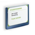 Információs tábla, 149x105,5 mm, DURABLE "CLICK SIGN", kék