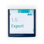 Információs tábla, 149x148,5 mm, DURABLE "CLICK SIGN", kék