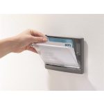 Információs tábla, 148,5x210 mm, DURABLE "CLICK SIGN", szürke