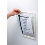 Információs tábla, 210x297 mm, DURABLE „CLICK SIGN”, fehér