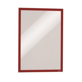   Infokeret, A3, mágneses, DURABLE "DURAFRAME® MAGNETIC", piros