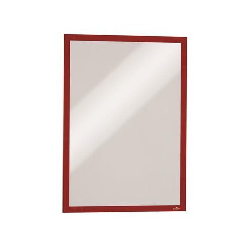 Infokeret, A3, mágneses, DURABLE "DURAFRAME® MAGNETIC", piros