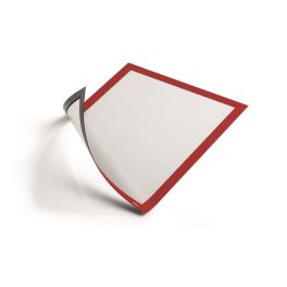   Infokeret, A4, mágneses, DURABLE "DURAFRAME® MAGNETIC", piros