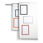 Infokeret, A4, mágneses, DURABLE "DURAFRAME® MAGNETIC", narancs